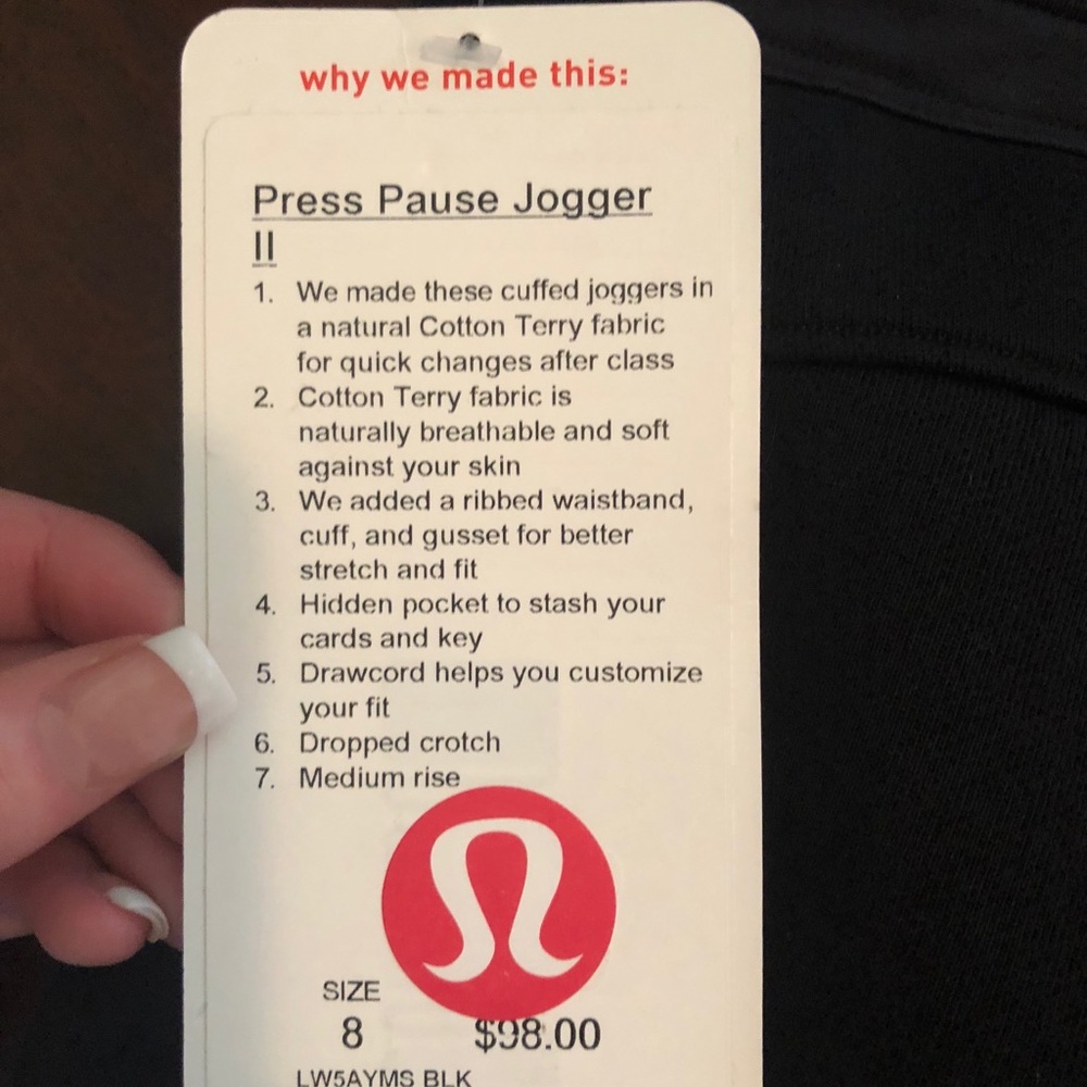 BRAND NEW Lululemon Sweats